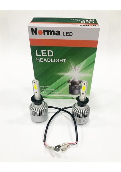 Ahmet Otomotiv H3 LED Xenon Ampul Lamba 12V-24V Tüm Araçlara Uyumlu