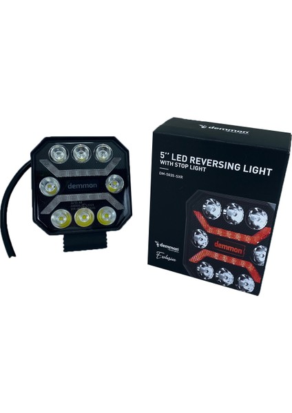 DM-5035-SXR 9V-32V Offroad LED Gündüz Aydınlatması Kare modelleri