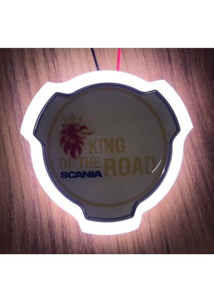 Işıklı Panjur Logo Rozet Lamba Beyaz Renk