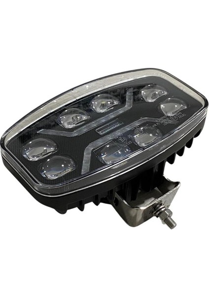 9V-32V Gündüz Sürüş Lambası (8+24 Ledli) (48W) (245*139*90) Sarı