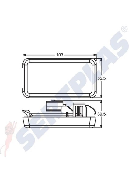Scania Yan Işaret Lambası Ledli Orijinal