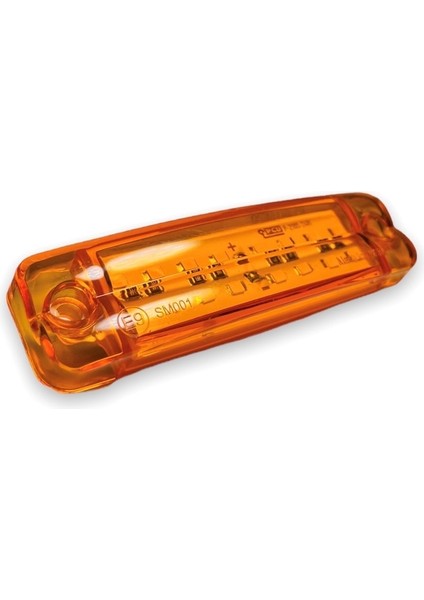 (10 Adet) Çift Sıra Parmak LED Sarı Renk 10CM 16 LED modelleri