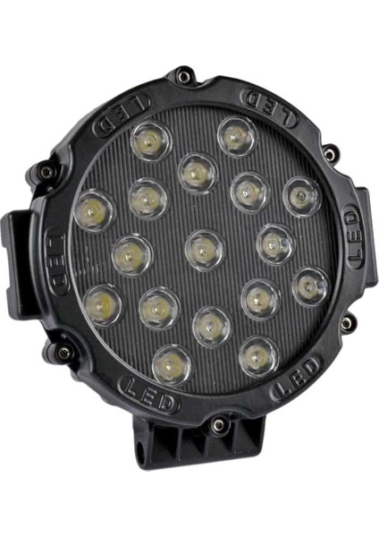 Hko off Road Çalısma Lambası Yuv.17 LED 10-30V 17X17X4CM Siyah Çerçeve