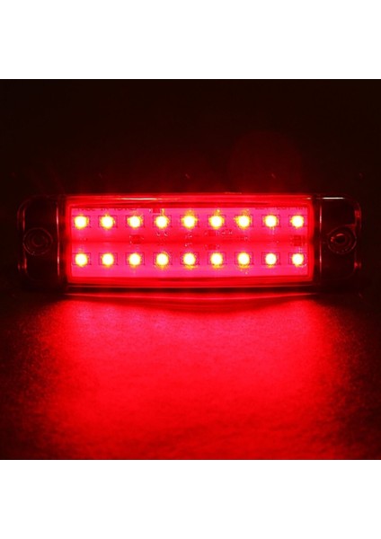 10 Adet Çift Sıra Parmak LED Kırmızı Renk 10CM 16 LED fiyatları