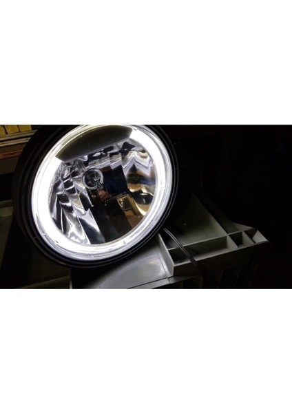 Yuvarlak Sis Lambası Beyaz Angel 24V H1 Ampul fırsatları