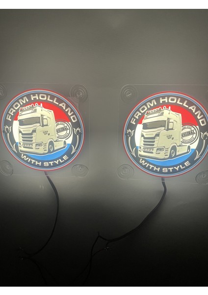 Holland Tip Scania Cam Önü Logo Tabela 24V indirimleri