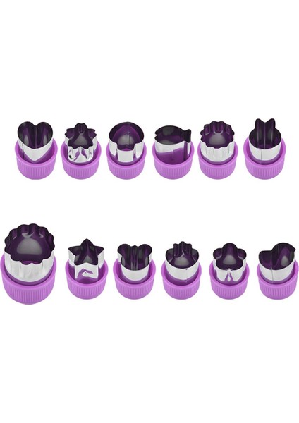 12 Bisküvi Sebze Şekil Piş (Yurt Dışından)