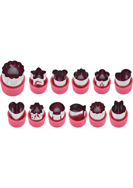 Kurabiye Pasta Pulları Sandviç Meyve Şekiller Irmızı (Yurt Dışından)