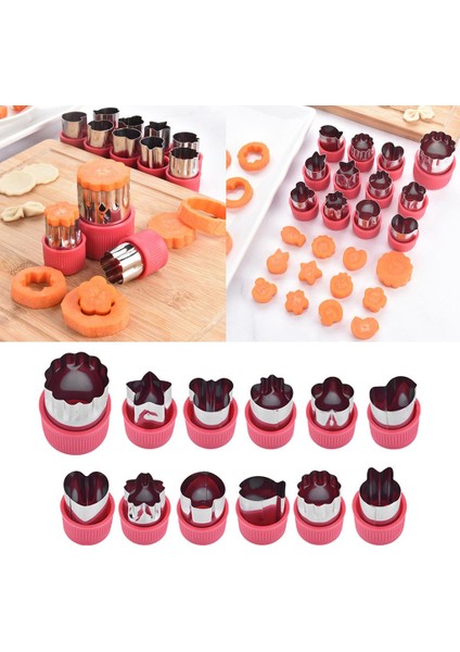 Kurabiye Pasta Pulları Sandviç Meyve Şekiller Irmızı (Yurt Dışından) fırsatları