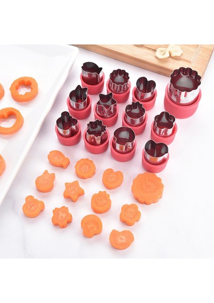 Kurabiye Pasta Pulları Sandviç Meyve Şekiller Irmızı (Yurt Dışından) indirimleri