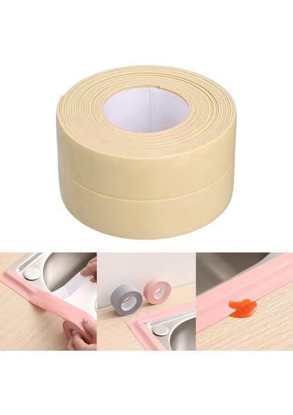 Kendinden Yapışkanlı Sızdırmazlık Şeridi Duş Lavabo Bandı Su Geçirmez (Yurt Dışından) fırsatları