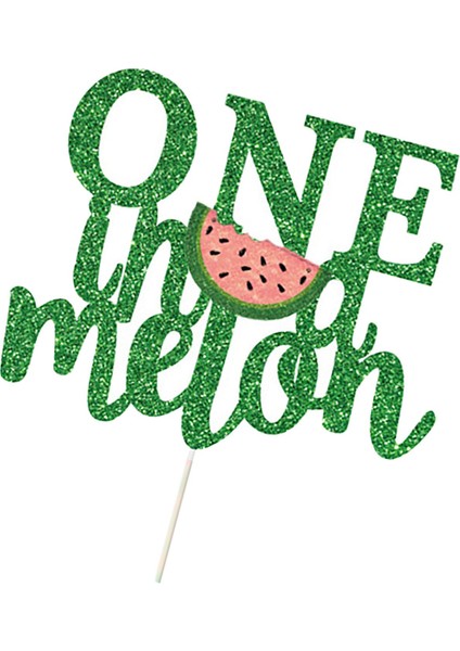 Karpuzlu Kek Topper, Kız Iğum Günü Cupcake Topper Dekorasyonu (Yurt Dışından)