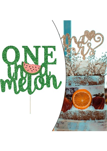 Karpuzlu Kek Topper, Kız Iğum Günü Cupcake Topper Dekorasyonu (Yurt Dışından) fırsatları