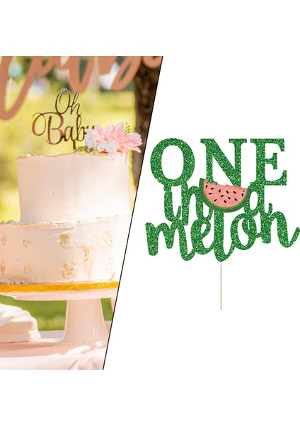 Karpuzlu Kek Topper, Kız Iğum Günü Cupcake Topper Dekorasyonu (Yurt Dışından) indirimleri