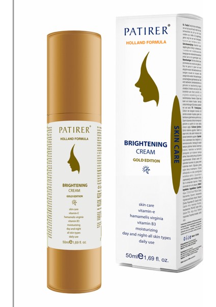 Leke Karşıtı Krem, Cilt Aydınlatıcı Krem, Cilt Tonu Dengeleyici Krem, Brightening Cream 50ML