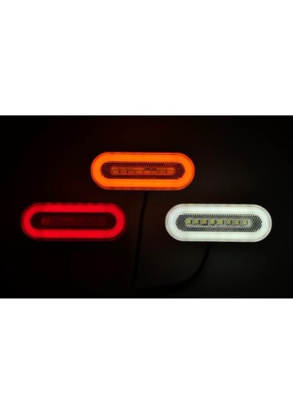 Unıversal Neon LED Side Marker Yan Lamba Sarı 2 Fonksiyonlu 12-24VOLT Uyumlu modelleri