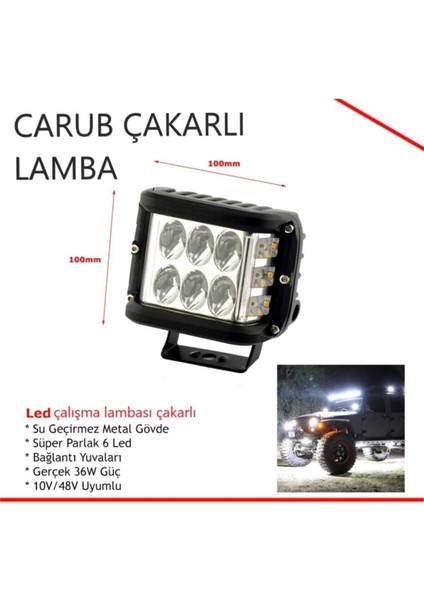 12 Ledli 36WATT Projektör Lamba fiyatları