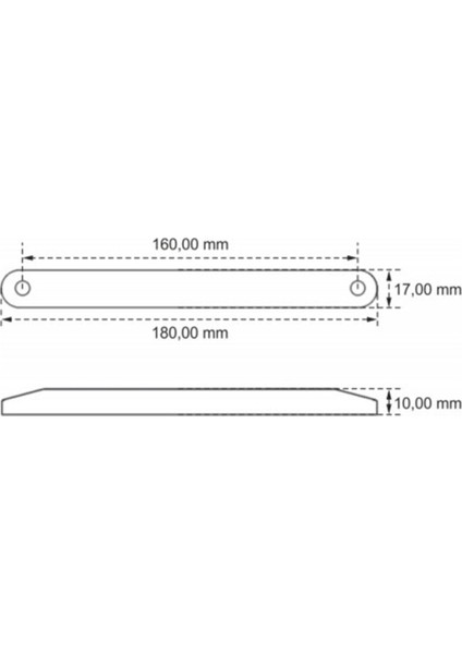 12 Ledli Beyaz Parmak Lamba 12V-24V Dekoratif Lamba