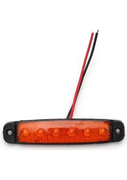 10 Adet Sarı 6 Ledli Parmak Lamba 12V-24V fiyatları