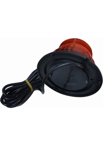 12V/110V Sarı Ledli Çakmak Fişli Mıknatıslı Tepe Lambası