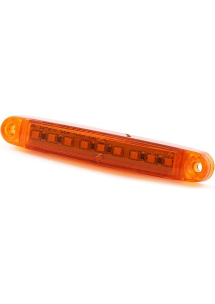 9 Ledli Parmak LED Lamba Sarı 12V-24V