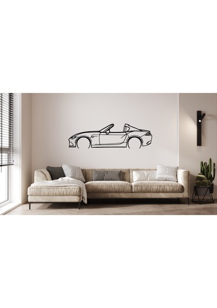 Mazda Mx5 2023 Duvar Süsü Tablo Dekorasyonu 2d 45-50CM