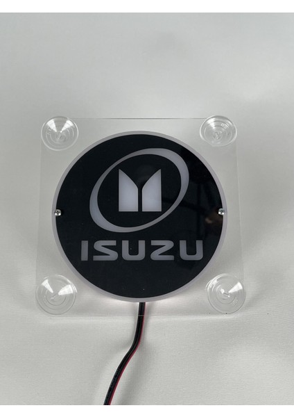 Isuzu Cam Önü Logo Tabela 12VOLT Sarı Renk