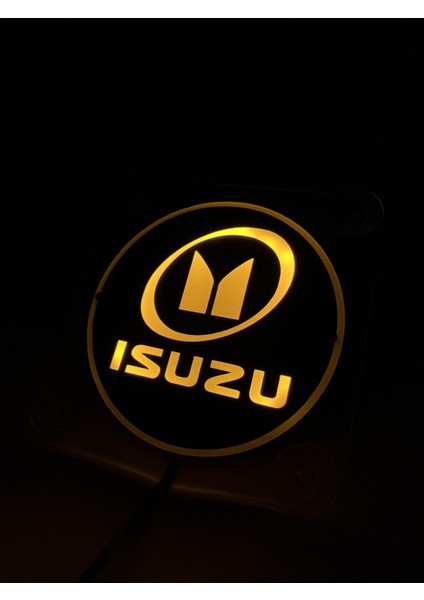 Isuzu Cam Önü Logo Tabela 12VOLT Sarı Renk fırsatları
