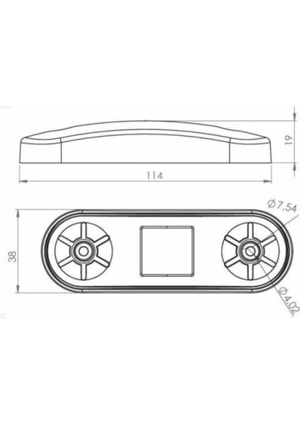 Neon Beyaz 20 Ledli Parmak Lamba 12V-24V modelleri