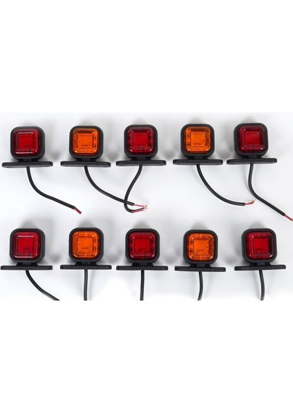 (10 Adet) Çeray Mini Kare Takoz LED Lamba 12V-24V indirimleri