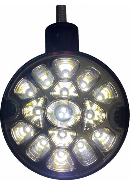 (2 Adet) 38 Ledli Ayna Altı Küpe LED Lamba Kırmızı-Beyaz 12V-24V fırsatları