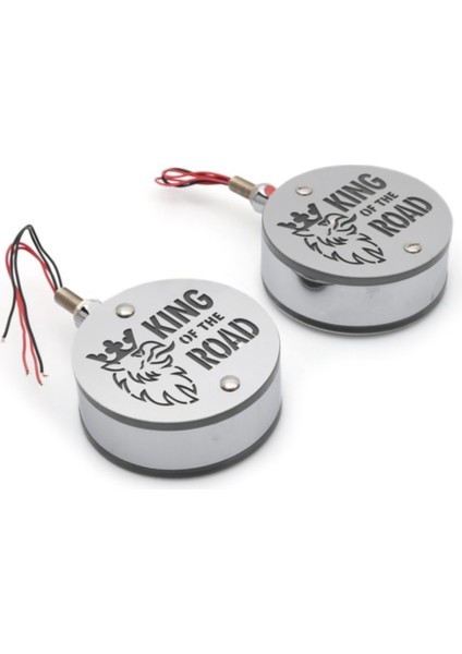 (2 Adet) King Of The Road Ayna Altı Küpe 12V-24V Kırmızı-Beyaz fiyatları