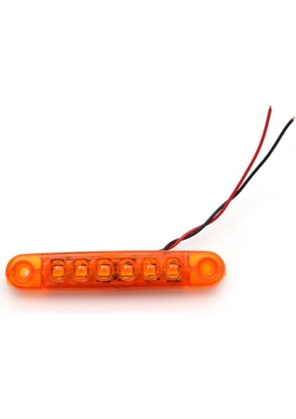 5 Adet Mercekli Parmak Lamba Sarı 6 Ledli 12V-24V fiyatları