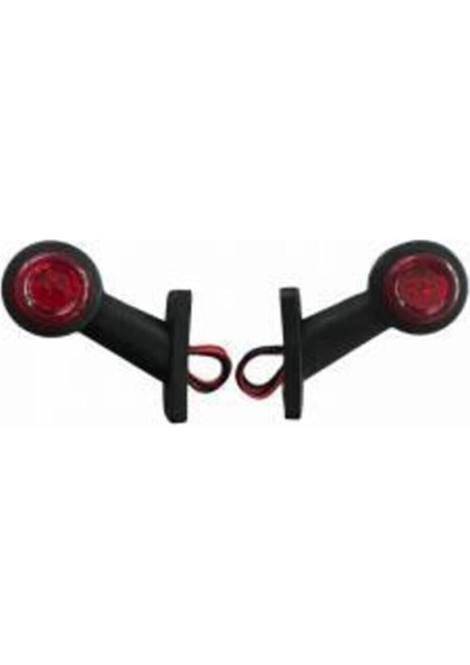 2 Adet Ultra Mini Düztakoz 12 Ledli Boynuz Takım(Sağ-Sol) 12V-24V Sarı-Kırmızı fiyatları