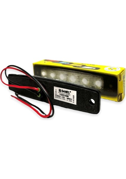 6 Ledli Beyaz Parmak LED 12V Lamba Basamak Aydınlatma 12V modelleri