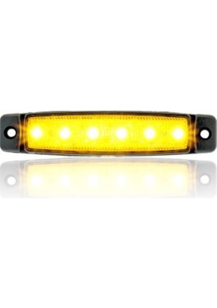 Ahmet Otomotiv 6 Ledli Sarı Parmak LED 24V Lamba Basamak Aydınlatma 24V