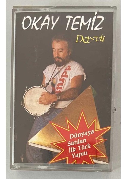 Okay Temiz Derviş Kaset (Orjinal Dönem Kağıt Baskı)