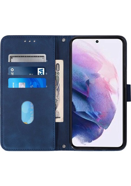 Samsung Galaxy S22 ile Uyumlu Tam Korumalı Yumuşak Pu Deri Kapaklı Cüzdan Telefon Kılıfı, Kart Tutuculu ve Uzun Askılı (Yurt Dışından) indirimleri