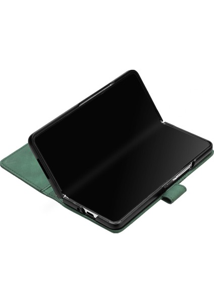 Samsung Galaxy Z Fold 5 ile Uyumlu Tam Korumalı Yumuşak Pu Deri Kapaklı Cüzdan Telefon Kılıfı, Kart Tutuculu ve Uzun Askılı (Yurt Dışından) indirimleri