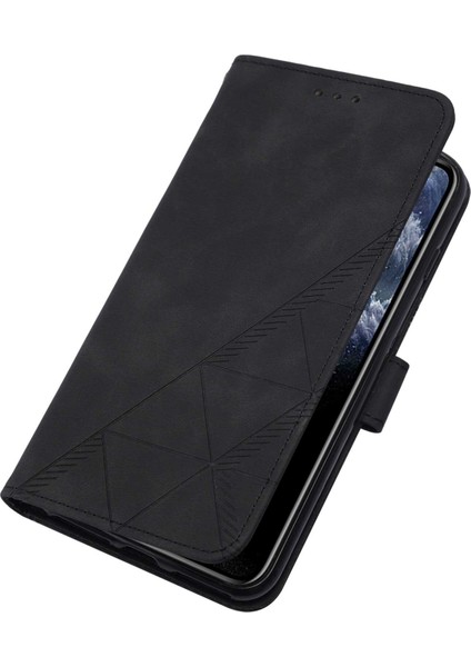 iPhone 11 Pro ile Uyumlu Tam Korumalı Yumuşak Pu Deri Kapaklı Cüzdan Telefon Kılıfı, Kart Tutuculu ve Uzun Askılı (Yurt Dışından)