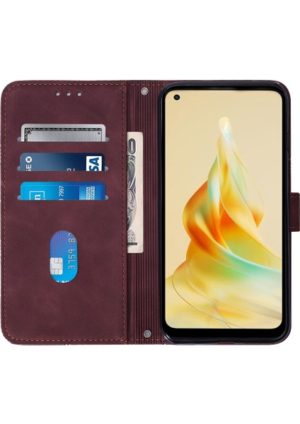 Oppo Reno 8t 4g ile Uyumlu Tam Korumalı Yumuşak Pu Deri Kapaklı Cüzdan Telefon Kılıfı, Kart Tutuculu ve Uzun Askılı (Yurt Dışından) indirimleri