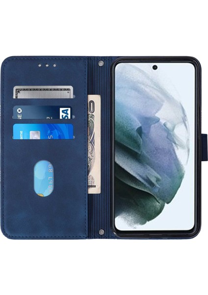 Samsung Galaxy S21 Fe ile Uyumlu Tam Korumalı Yumuşak Pu Deri Kapaklı Cüzdan Telefon Kılıfı, Kart Tutuculu ve Uzun Askılı (Yurt Dışından) indirimleri