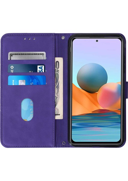 Xiaomi Redmi Note 10 Pro ile Uyumlu Tam Korumalı Yumuşak Pu Deri Kapaklı Cüzdan Telefon Kılıfı, Kart Tutuculu ve Uzun Askılı (Yurt Dışından) indirimleri