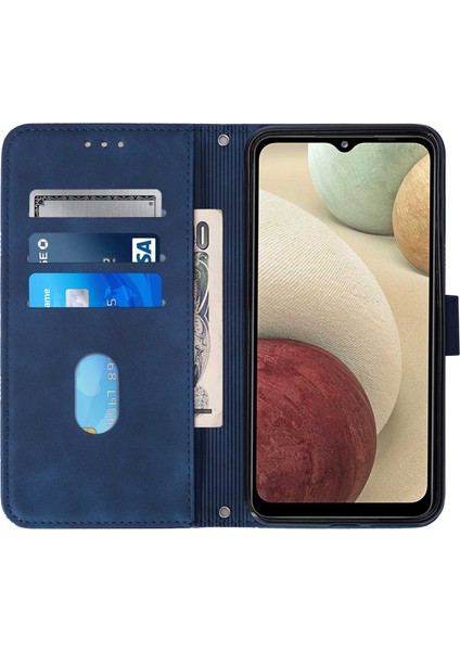 Samsung Galaxy A12/M12 ile Uyumlu Tam Korumalı Yumuşak Pu Deri Kapaklı Cüzdan Telefon Kılıfı, Kart Tutuculu ve Uzun Askılı (Yurt Dışından) indirimleri