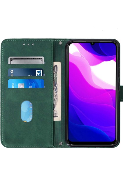 Xiaomi 10 Lite 5g ile Uyumlu Tam Korumalı Yumuşak Pu Deri Kapaklı Cüzdan Telefon Kılıfı, Kart Tutuculu ve Uzun Askılı (Yurt Dışından) indirimleri