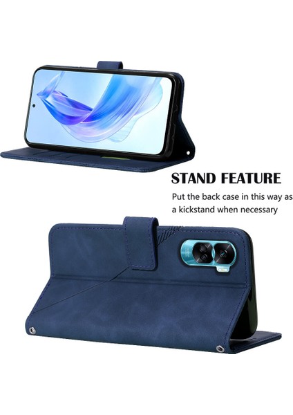 Honor 90 Lite ile Uyumlu Tam Korumalı Yumuşak Pu Deri Kapaklı Cüzdan Telefon Kılıfı, Kart Tutuculu ve Uzun Askılı (Yurt Dışından) indirimleri