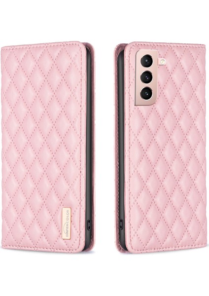 Samsung Galaxy S21 Için Kılıf Pu Deri Manyetik Toka Flip Folyo Koruyucu Kapak Tutucu Kılıf (Yurt Dışından)