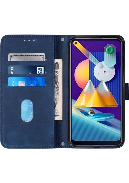 Samsung Galaxy A11/M11 ile Uyumlu Tam Korumalı Yumuşak Pu Deri Kapaklı Cüzdan Telefon Kılıfı, Kart Tutuculu ve Uzun Askılı (Yurt Dışından) indirimleri