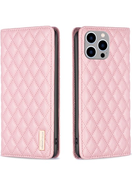 iPhone 15 Pro Max Için Kılıf Pu Deri Manyetik Toka Flip Folyo Koruyucu Kapak Tutucu Kılıf (Yurt Dışından)