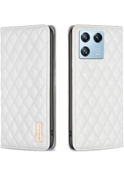 Xiaomi 13 Pro Için Kılıf Pu Deri Manyetik Toka Flip Folyo Koruyucu Kapak Tutucu Kılıf (Yurt Dışından)